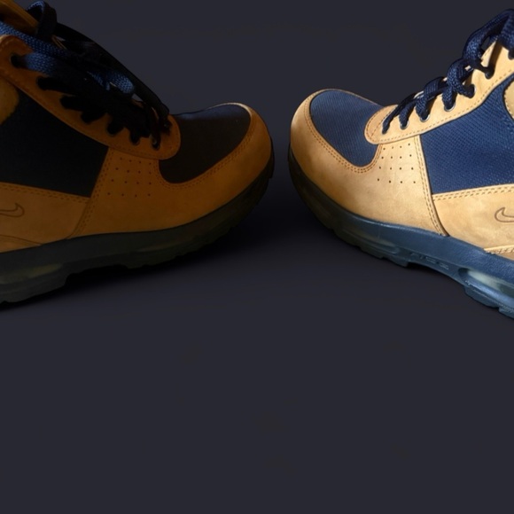 Nike ACG Air Trail Sneakers Wheat Navy Y2K Gorpcore Men’s 7.5 / Women’s 9–9.5 - Picture 4 of 6